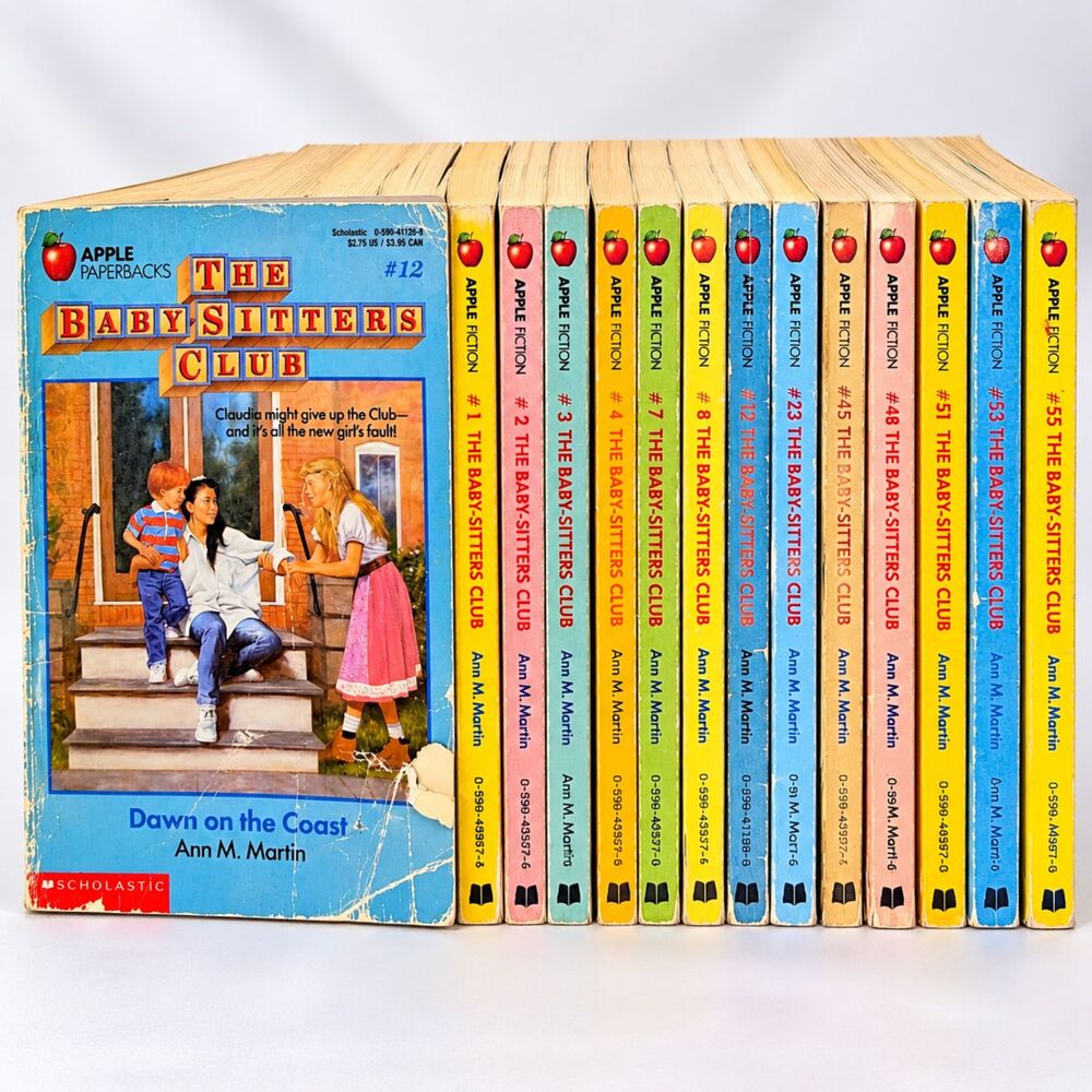 Vintage Baby Sitters Club Books Lot 13 Ann M Martin Scholastic 1st Editions